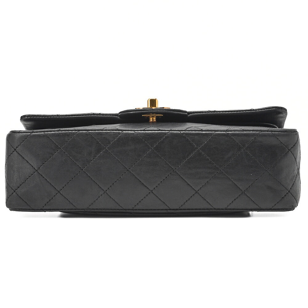 CHANEL Chain Shoulder Bag Matelasse Double Flap Lambskin Beige Gold-Tone Hardware Pre-Owned - Vintage La Charme