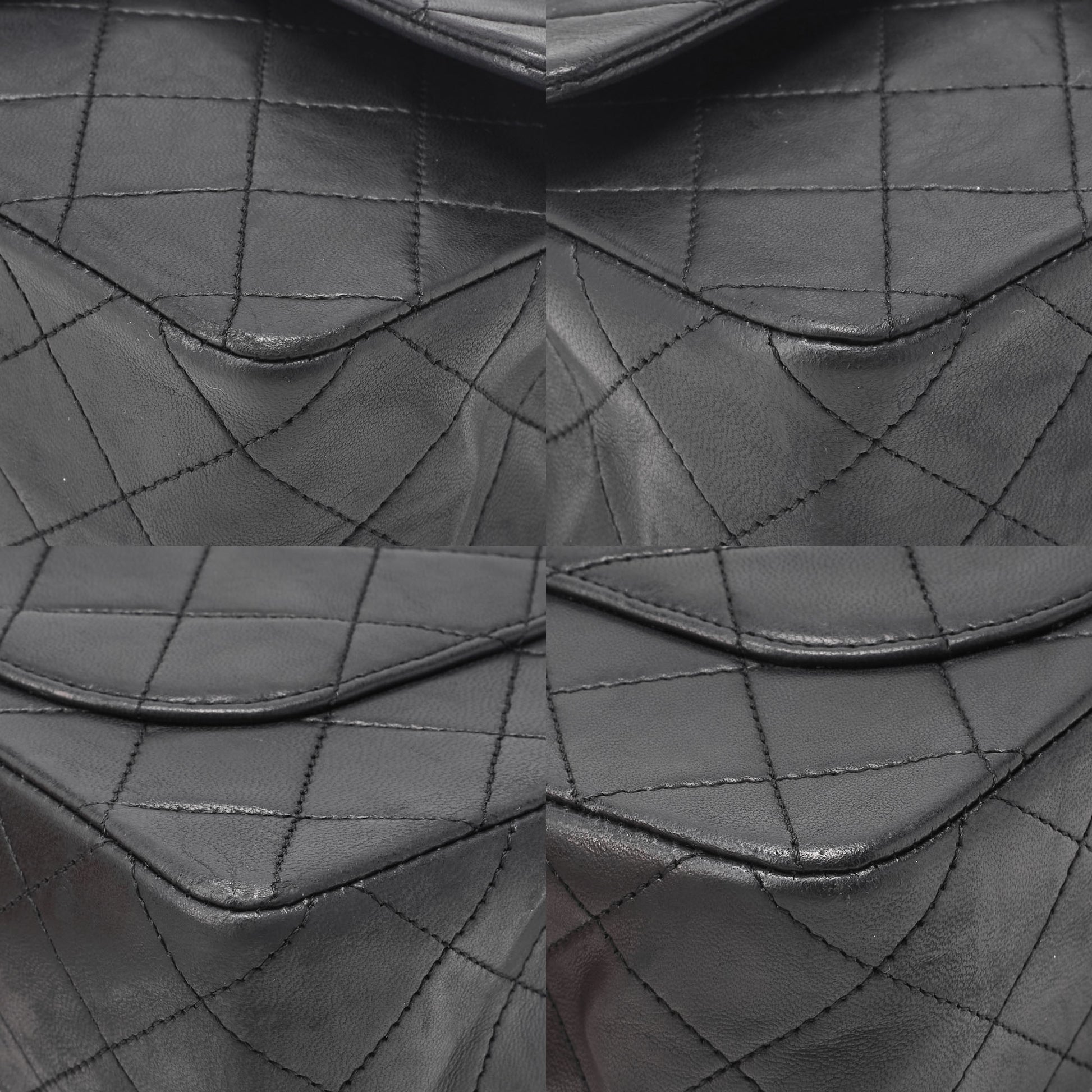 CHANEL Chain Shoulder Bag Matelasse Double Flap Lambskin Beige Gold-Tone Hardware Pre-Owned - Vintage La Charme