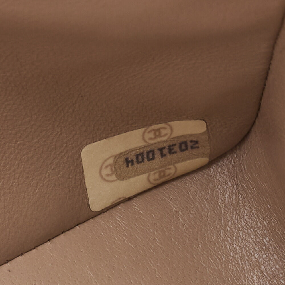 CHANEL Chain Shoulder Bag Matelasse Double Flap Lambskin Beige Gold-Tone Hardware Pre-Owned - Vintage La Charme