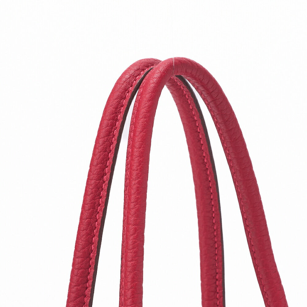 HERMES Shoulder Bag, Garden Party TPM, Negonda, Rouge, Silver-Tone Hardware, Pre-Owned - Vintage La Charme