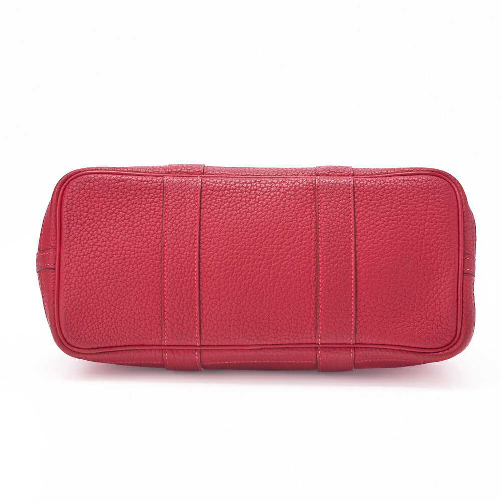 HERMES Shoulder Bag, Garden Party TPM, Negonda, Rouge, Silver-Tone Hardware, Pre-Owned - Vintage La Charme