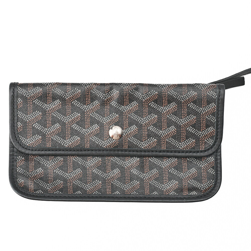 Goyard Saint Louis PM Tote Bag Coating Canvas Black Silver-Tone Hardware Pre-Owned - Vintage La Charme