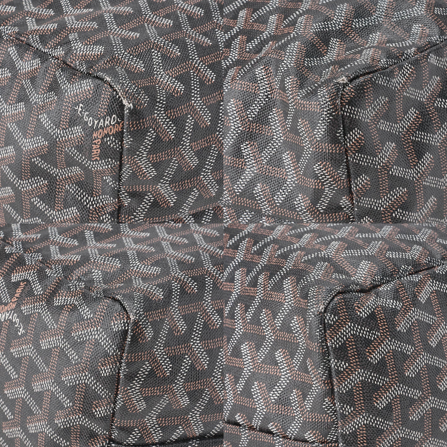 Goyard Saint Louis PM Tote Bag Coating Canvas Black Silver-Tone Hardware Pre-Owned - Vintage La Charme