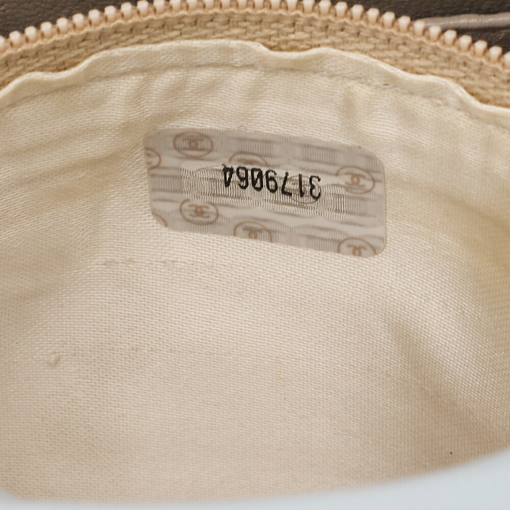 CHANEL Shoulder Bag V-Stitch Coco Mark Lambskin Light Blue Gold-Tone Hardware Pre-Owned - Vintage La Charme