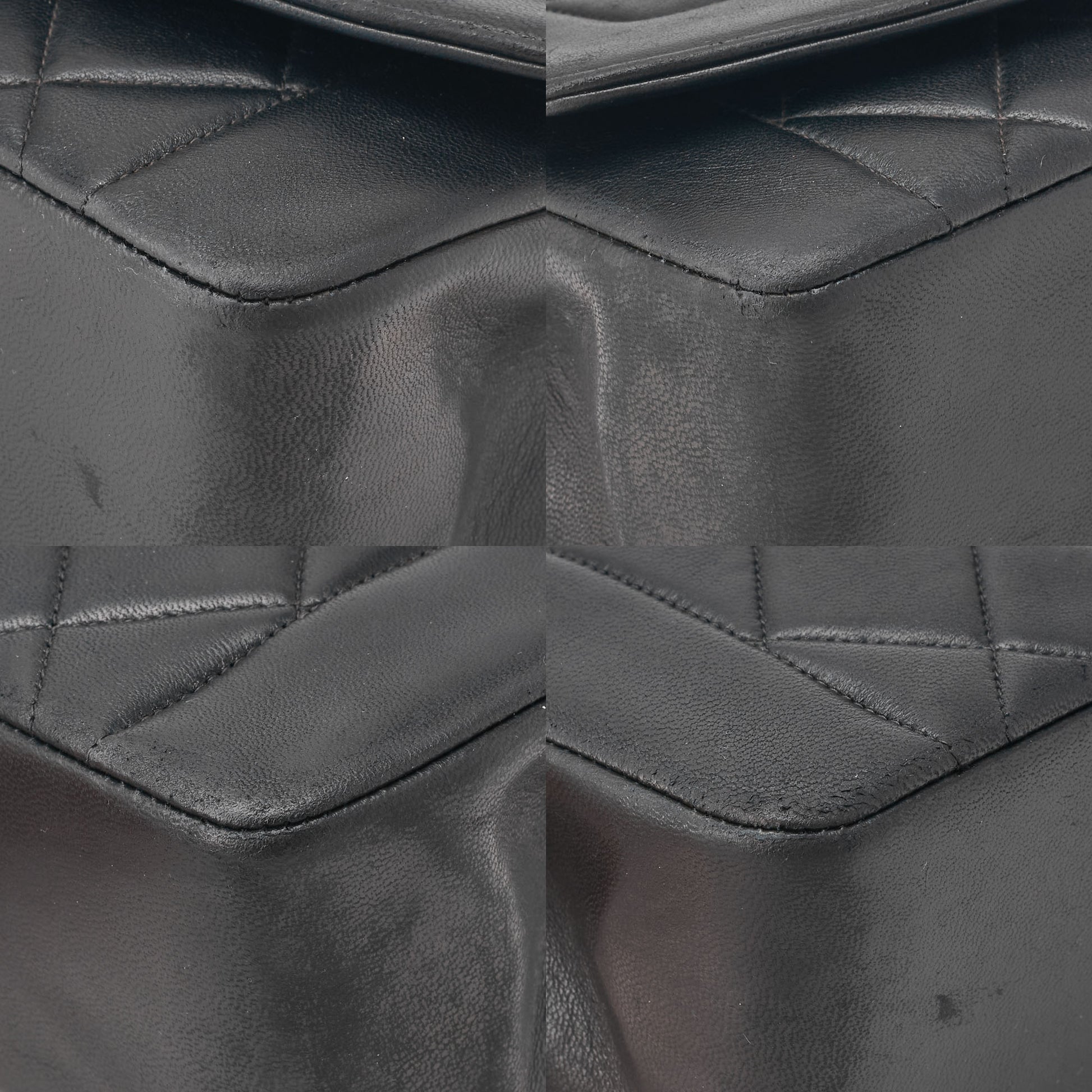 CHANEL Chain Shoulder Bag Matelasse Lambskin Black Gold-Tone Hardware Pre-Owned - Vintage La Charme