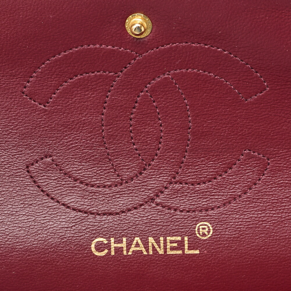 CHANEL Chain Shoulder Bag, Matelasse, Lambskin, Black, Gold-Tone Hardware, Pre-Owned - Vintage La Charme