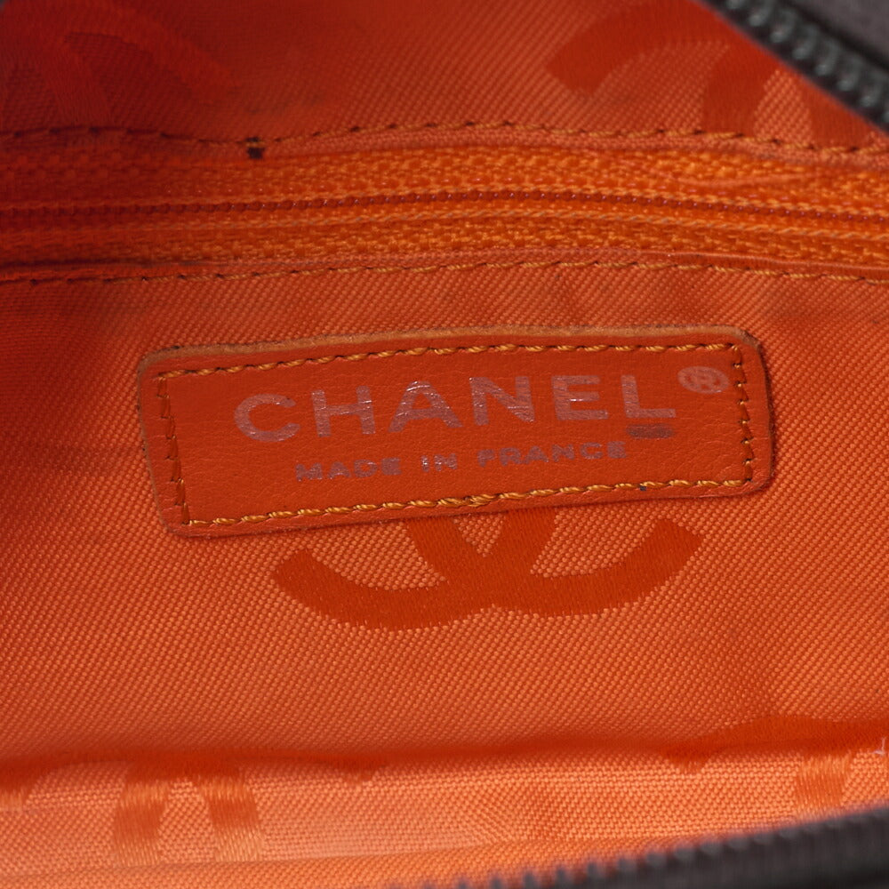 CHANEL Mini Tote Bag, Cambon Line, Calfskin, Brown, Silver-Tone Hardware, Pre-Owned - Vintage La Charme