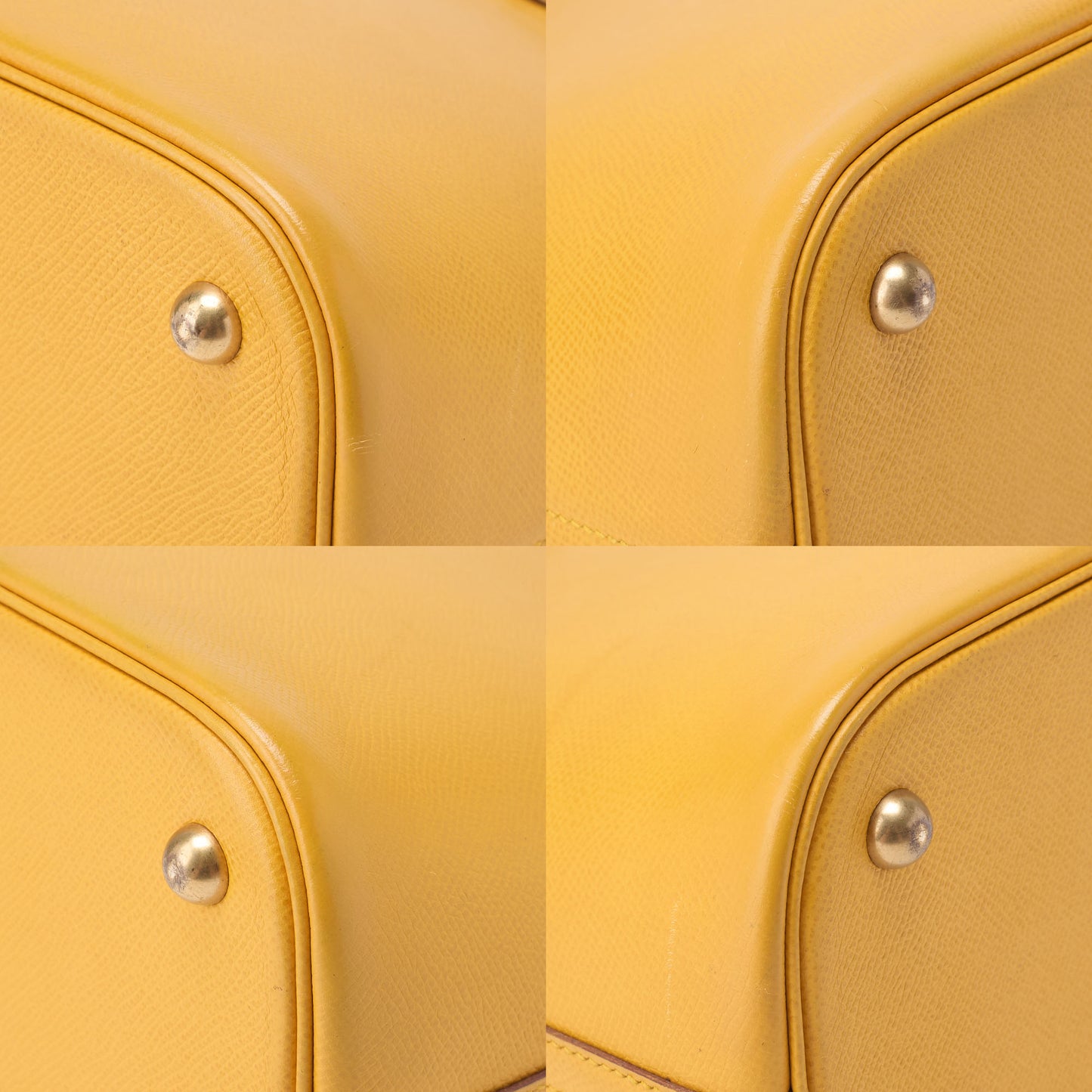 HERMES Bolide 35 Handbag Shoulder Bag Couchbel Jaune Jaune (Gold -Tone Hardware, Pre-Owned