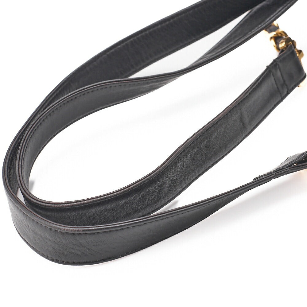 CHANEL Shoulder Bag Rucksack Lambskin Matelasse Deca Coco Turnlock Black Gold-Tone Hardware, Pre-Owned