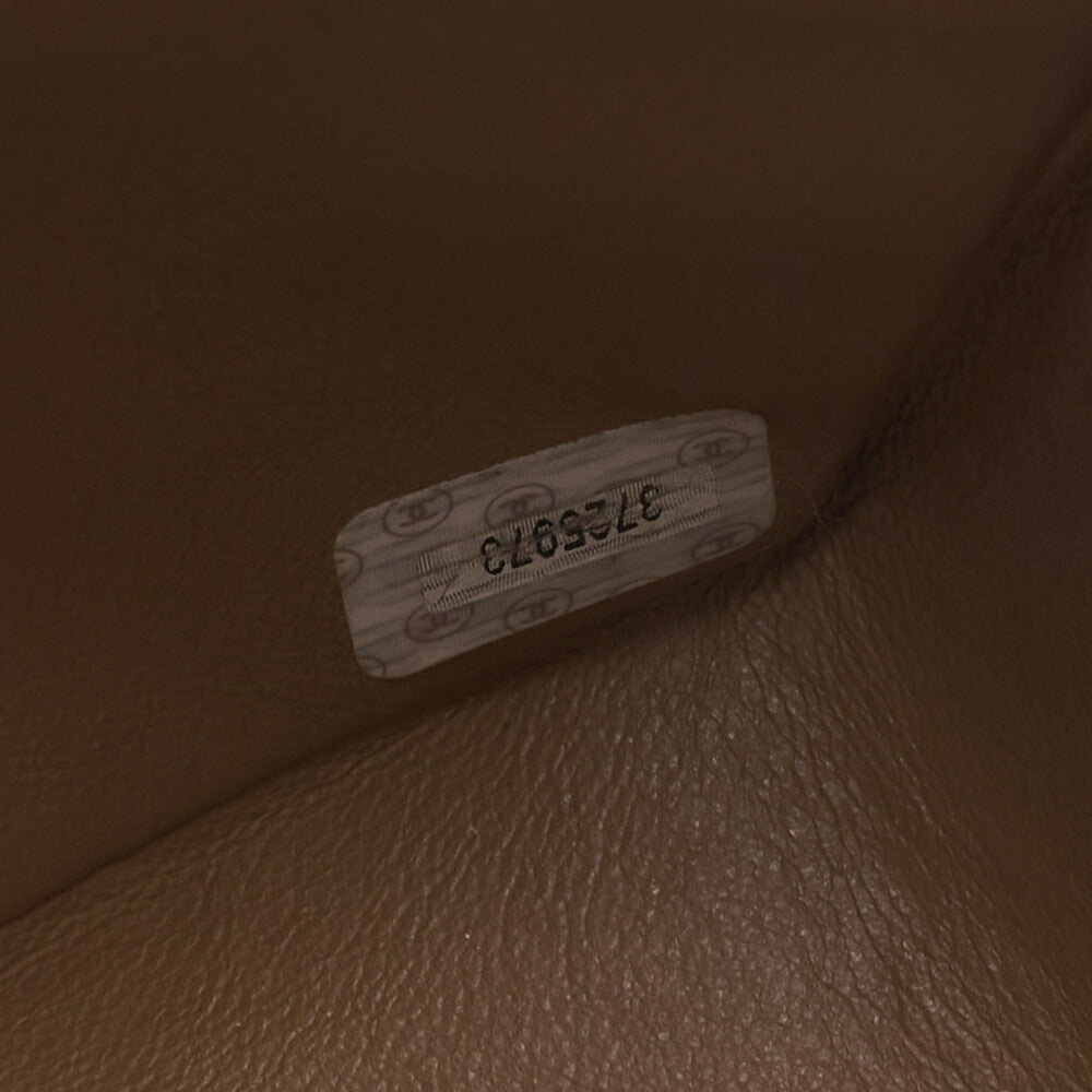 CHANEL Schultertasche Rucksack Lammleder Matelassé Turnlock Beige Goldfarbene Hardware, Gebraucht