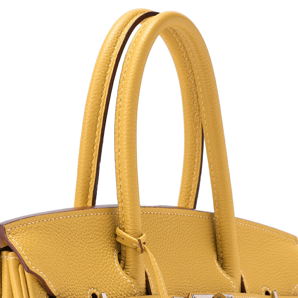 HERMES Birkin 30 Handbag Togo Janne Silver-Tone Hardware, Pre-Owned