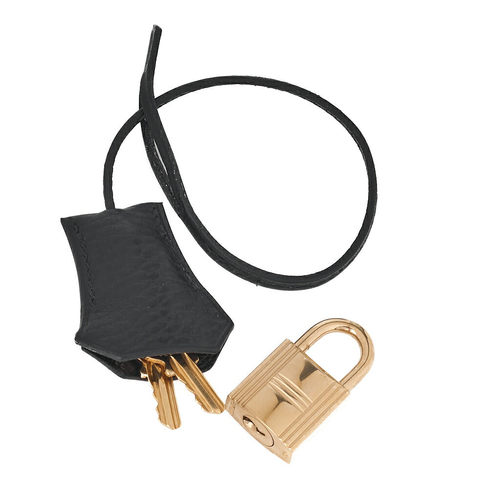 HERMES Birkin 30 Tote Bag Ardennes Black (Gold-Tone Hardware, Pre-Owned