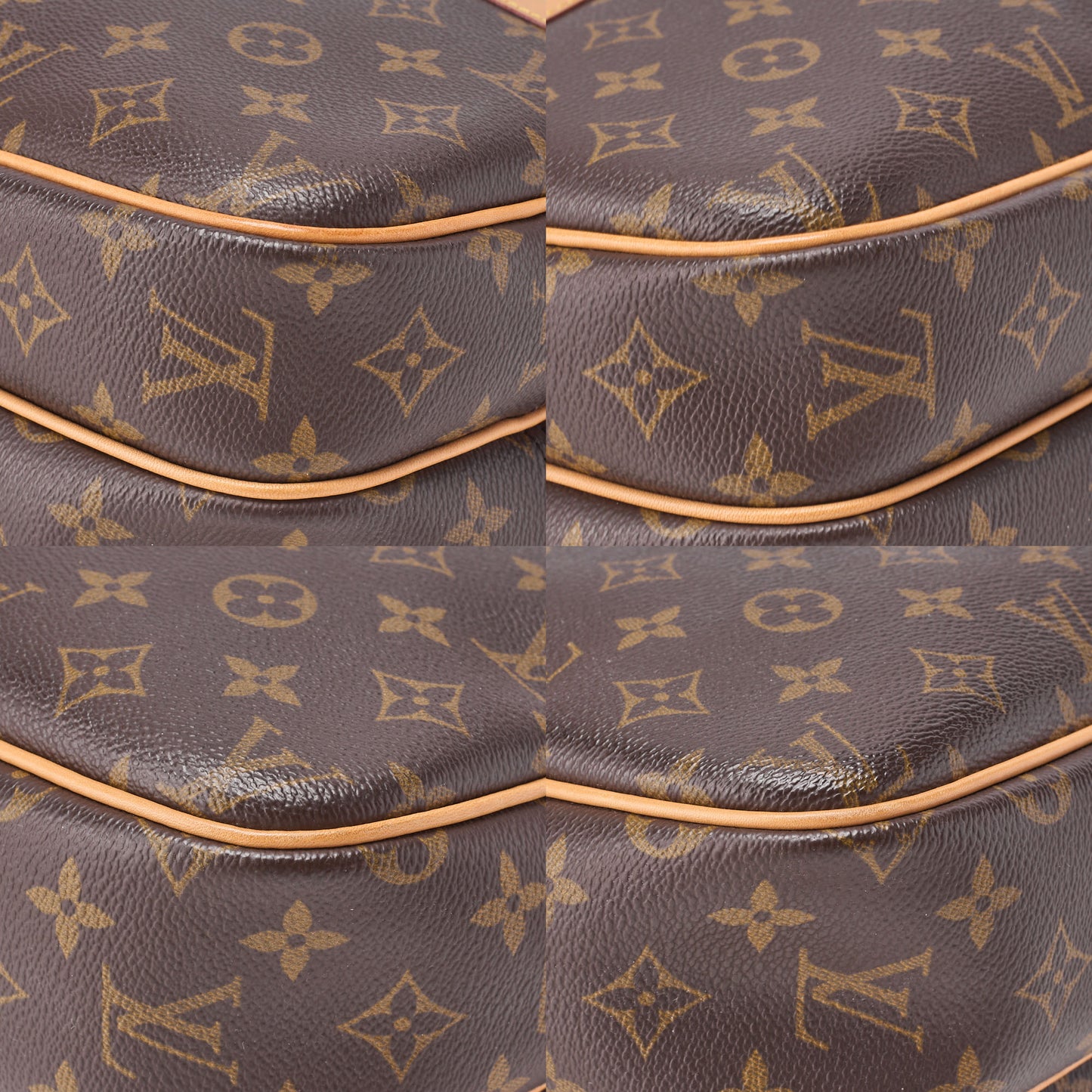 LOUIS VUITTON Louis Vuitton Monogram Reporter PM Shoulder Bag Monogram M45254 Brown Gold-Tone Hardware, Pre-Owned
