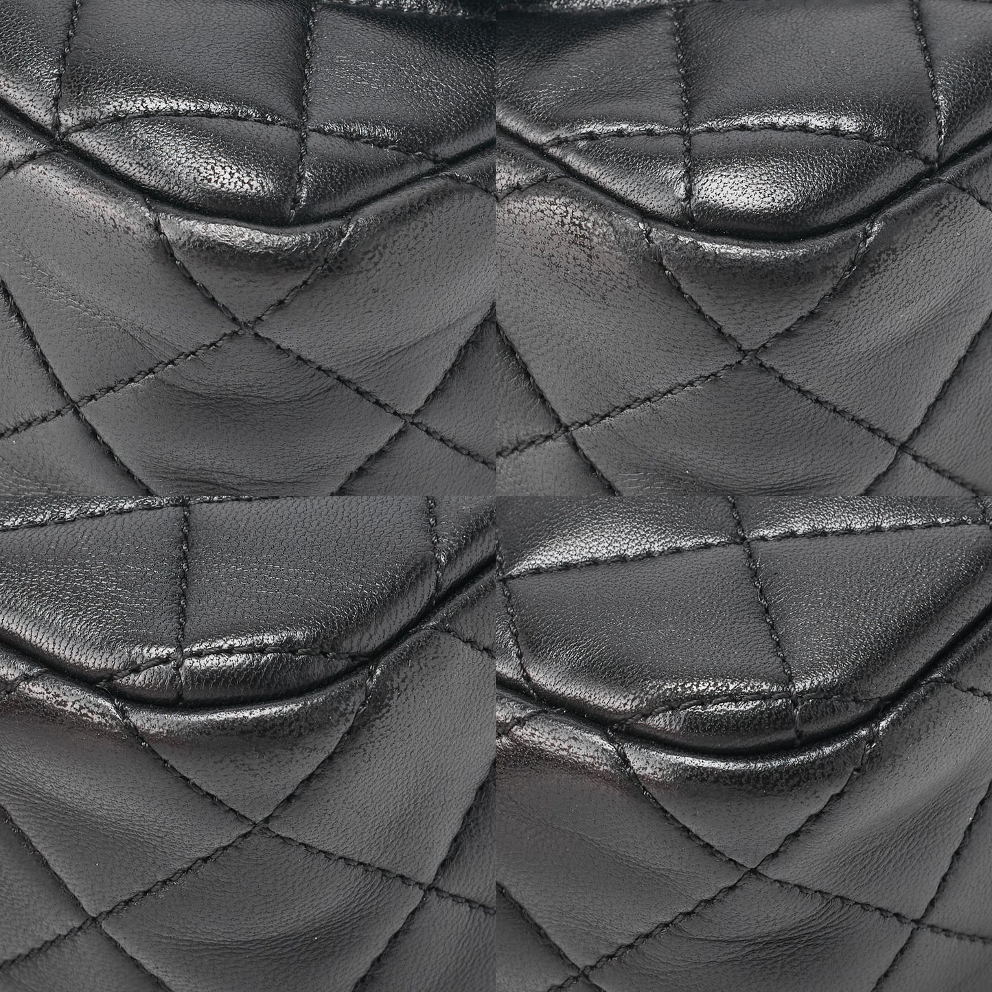 CHANEL Mini Matelassé Turnlock Chain Shoulder Bag Lambskin Bicolor Gold-Tone Hardware, Pre-Owned