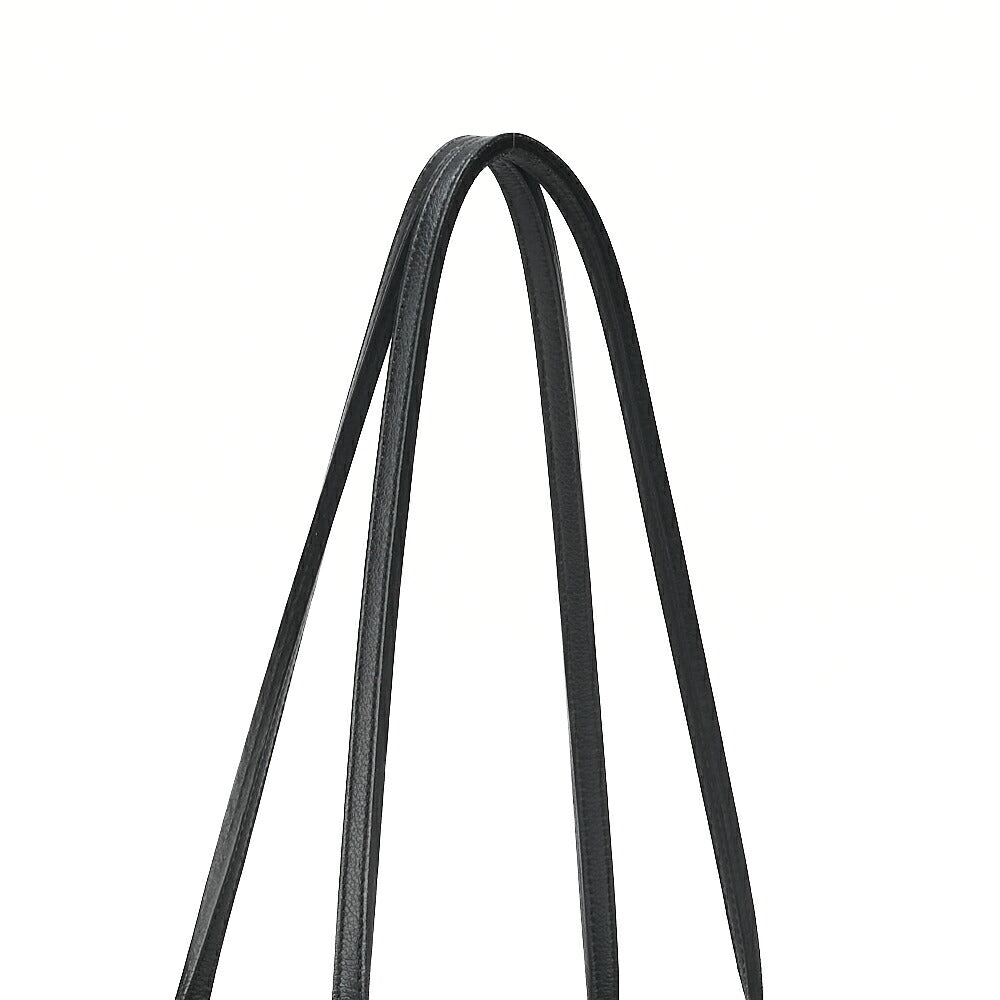 GOYARD Saint-Louis Artois MM Tote Bag Coated Canvas Black Silver-Tone Hardware, Pre-Owned