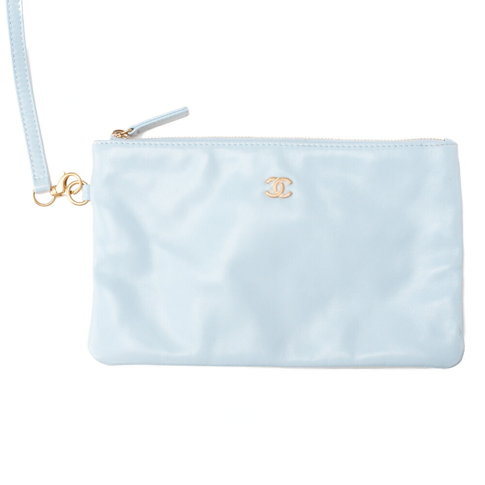 CHANEL Chanel 22 Calfskin Mint Drawstring Chain Shoulder Bag Gold-Tone Hardware, Pre-Owned