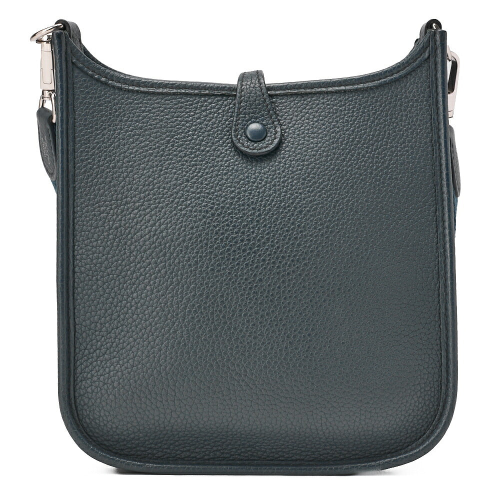 HERMES Evelyn TPM Shoulder Bag Tryon Clemence Blue Orage Blue orage Silver-Tone Hardware, Pre-Owned