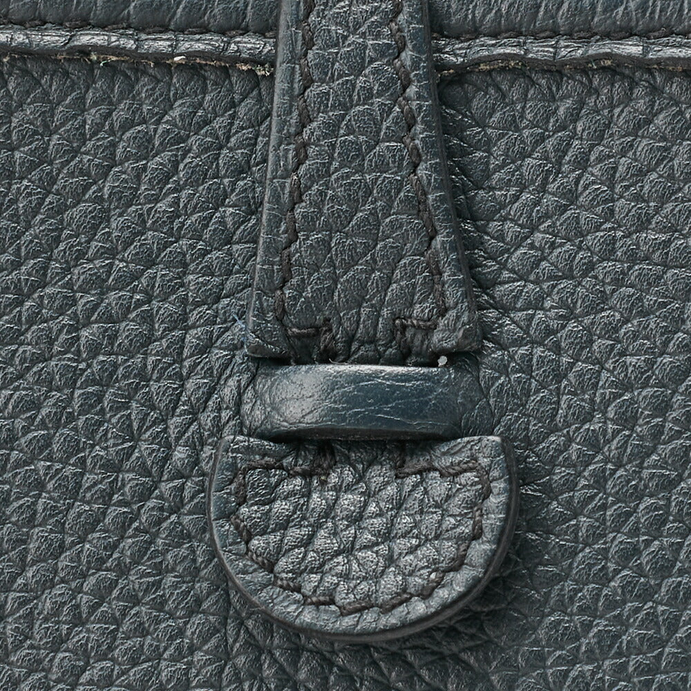 HERMES Evelyn TPM Shoulder Bag Tryon Clemence Blue Orage Blue orage Silver-Tone Hardware, Pre-Owned