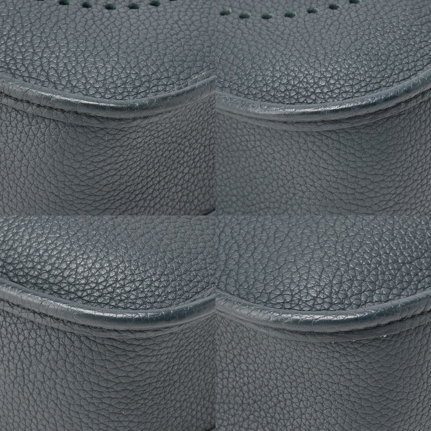 HERMES Evelyn TPM Shoulder Bag Tryon Clemence Blue Orage Blue orage Silver-Tone Hardware, Pre-Owned