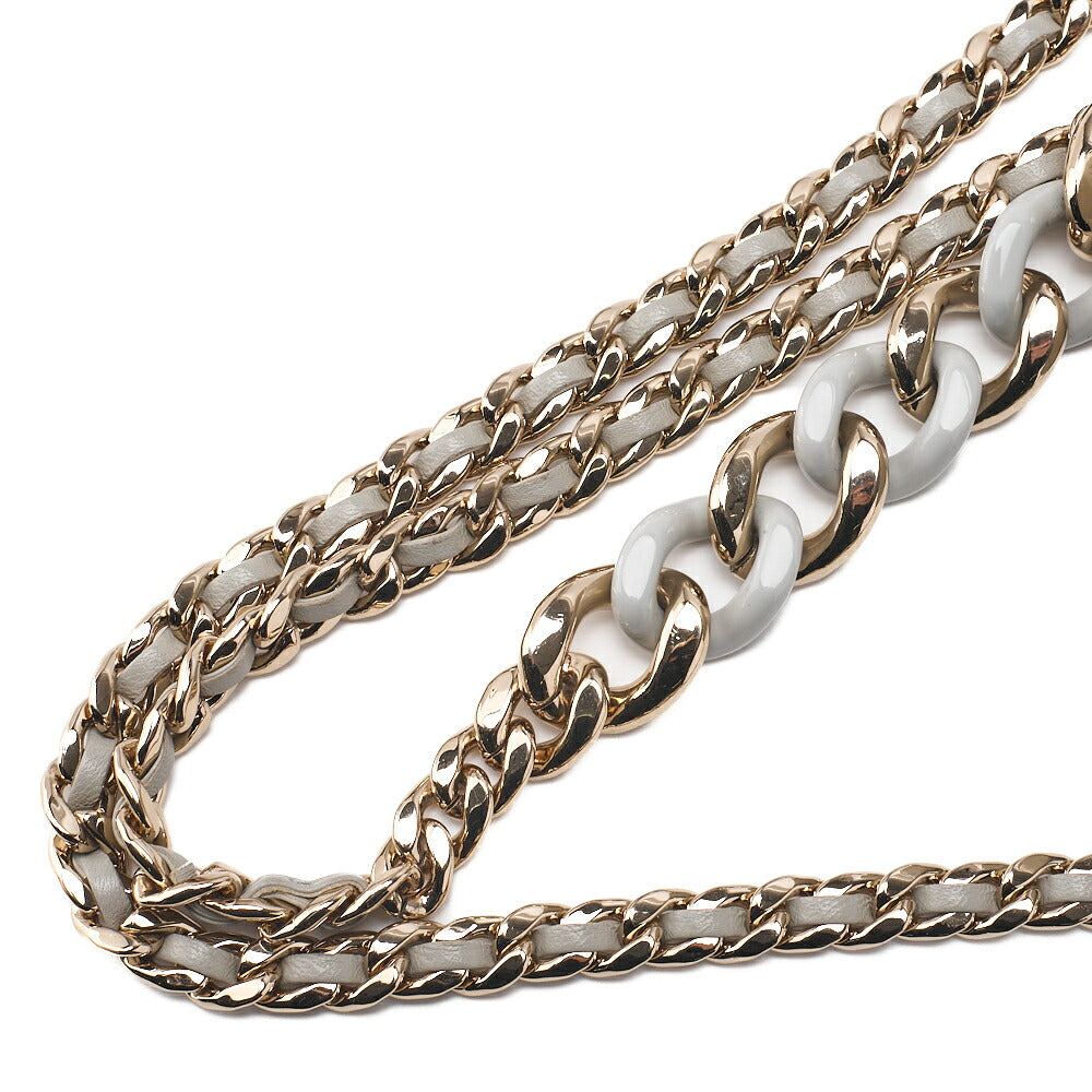 CHANEL Chain Shoulder Bag Matelassé Vanity Lambskin Mini Size Gold-Tone Hardware, Pre-Owned