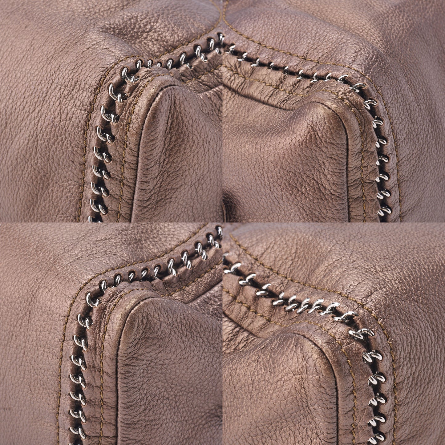 CHANEL Chain Shoulder Bag Luxury Line Cocomark Soft Caviar Gold-Tone Hardware, Pre-Owned