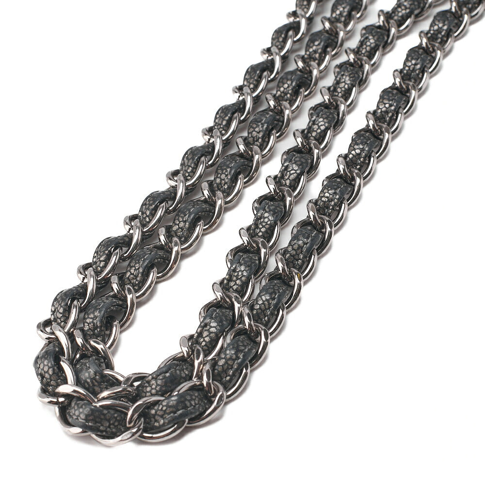 CHANEL Matelassé Coco Mark Chain Shoulder Soft Caviar Skin Silver-Tone Hardware, Pre-Owned
