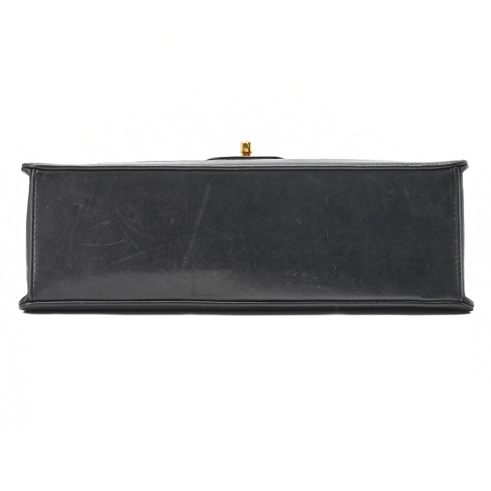 CHANEL Chain Shoulder Bag Matelassé 2.55 Turnlock Black Lambskin Gold-Tone Hardware, Pre-Owned