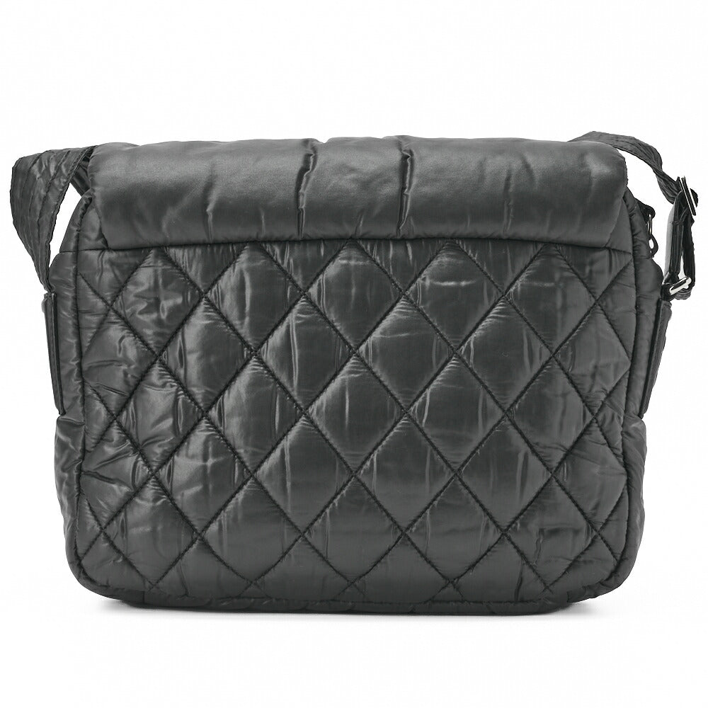 CHANEL Matelassé Tote Bag Silver Fittings Coco Large Tote Brand Silver-Tone Hardware, Pre-Owned