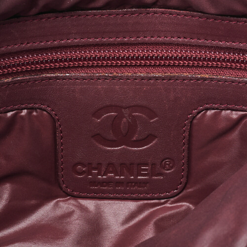 CHANEL Matelassé Tote Bag Silver Fittings Coco Large Tote Brand Silver-Tone Hardware, Pre-Owned