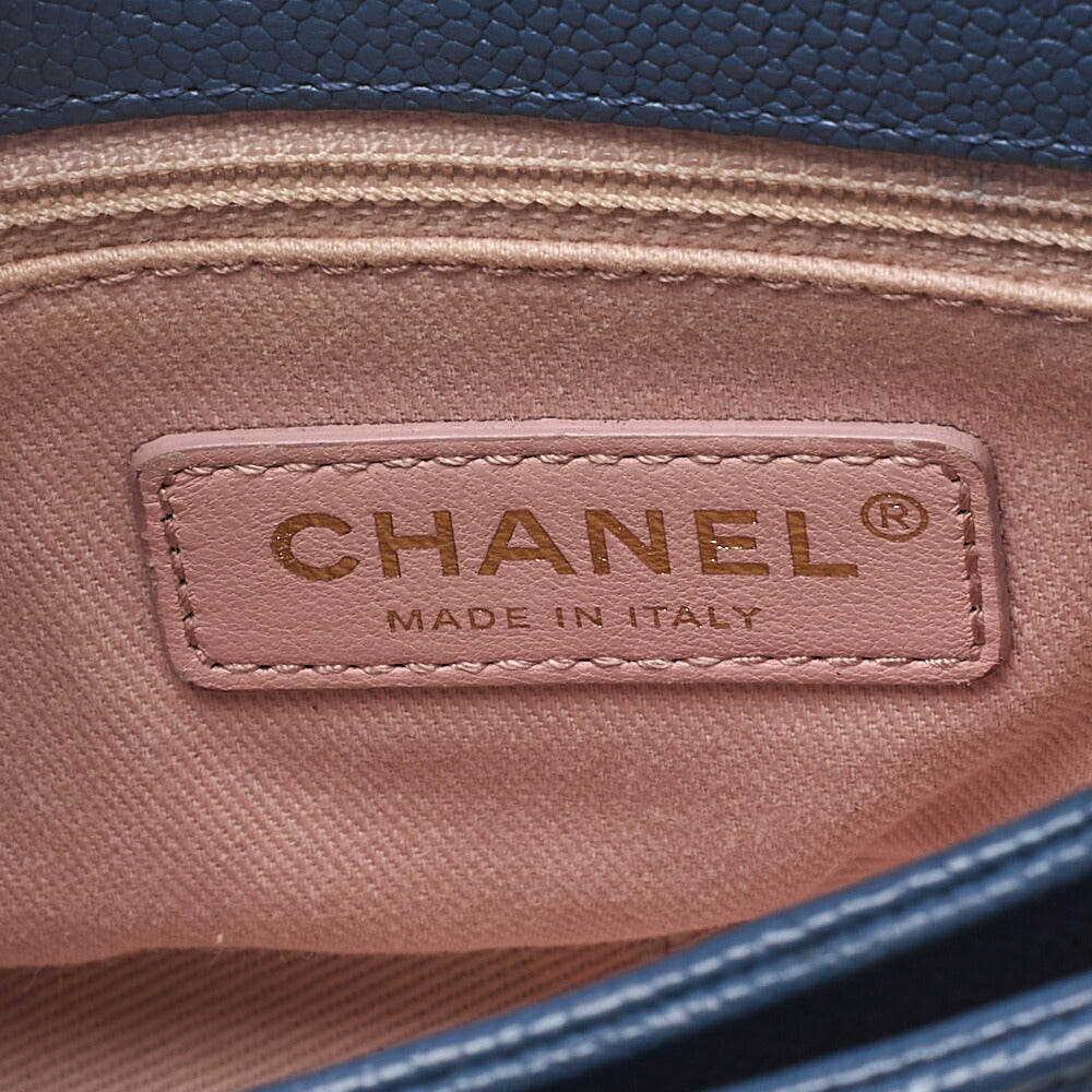 CHANEL Matelassé Square Trendy CC 2way Chain Shoulder Lambskin Black Gold-Tone Hardware, Pre-Owned