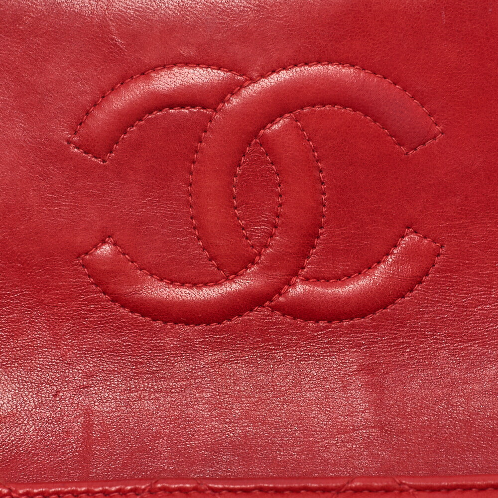 CHANEL Chain Shoulder Bag Mini Matelassé 18cm Lambskin Black Single Flap Turnlock Gold-Tone Hardware, Pre-Owned