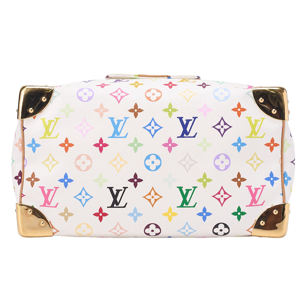 LOUIS VUITTON Louis Vuitton Monogram Speedy 30 Handbag Multicolor M92643 Gold-Tone Hardware, Pre-Owned