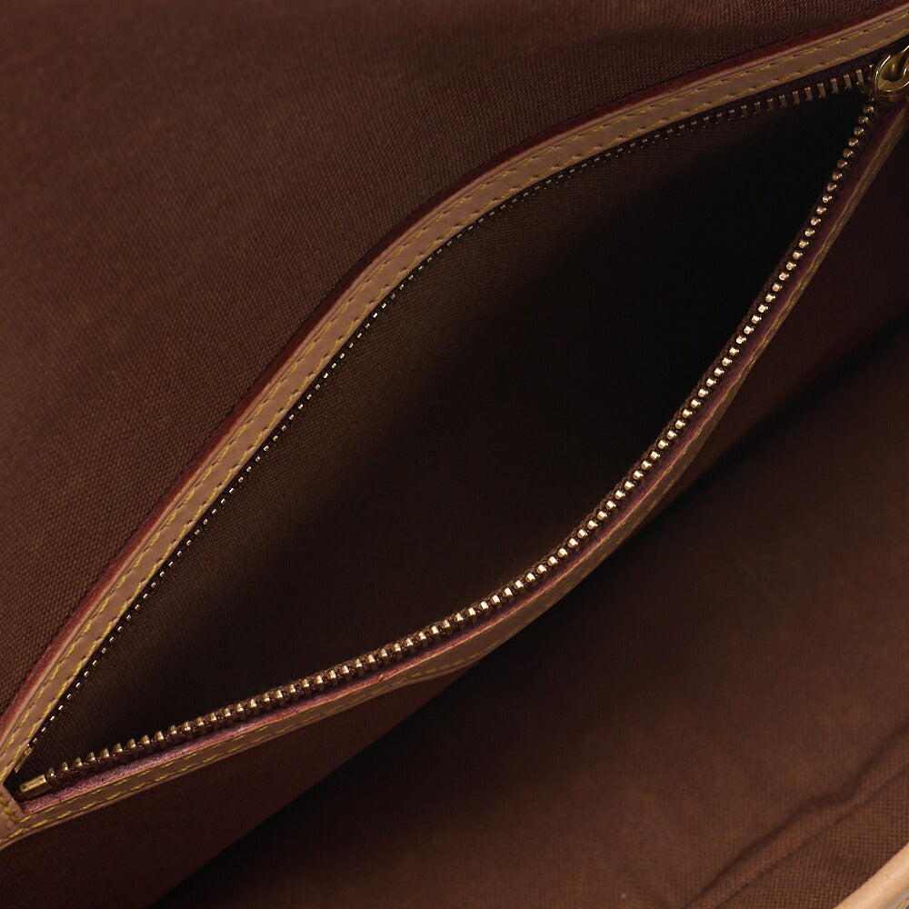 LOUIS VUITTON Monogram Sologne Shoulder Bag Brown Gold-Tone Hardware, Pre-Owned