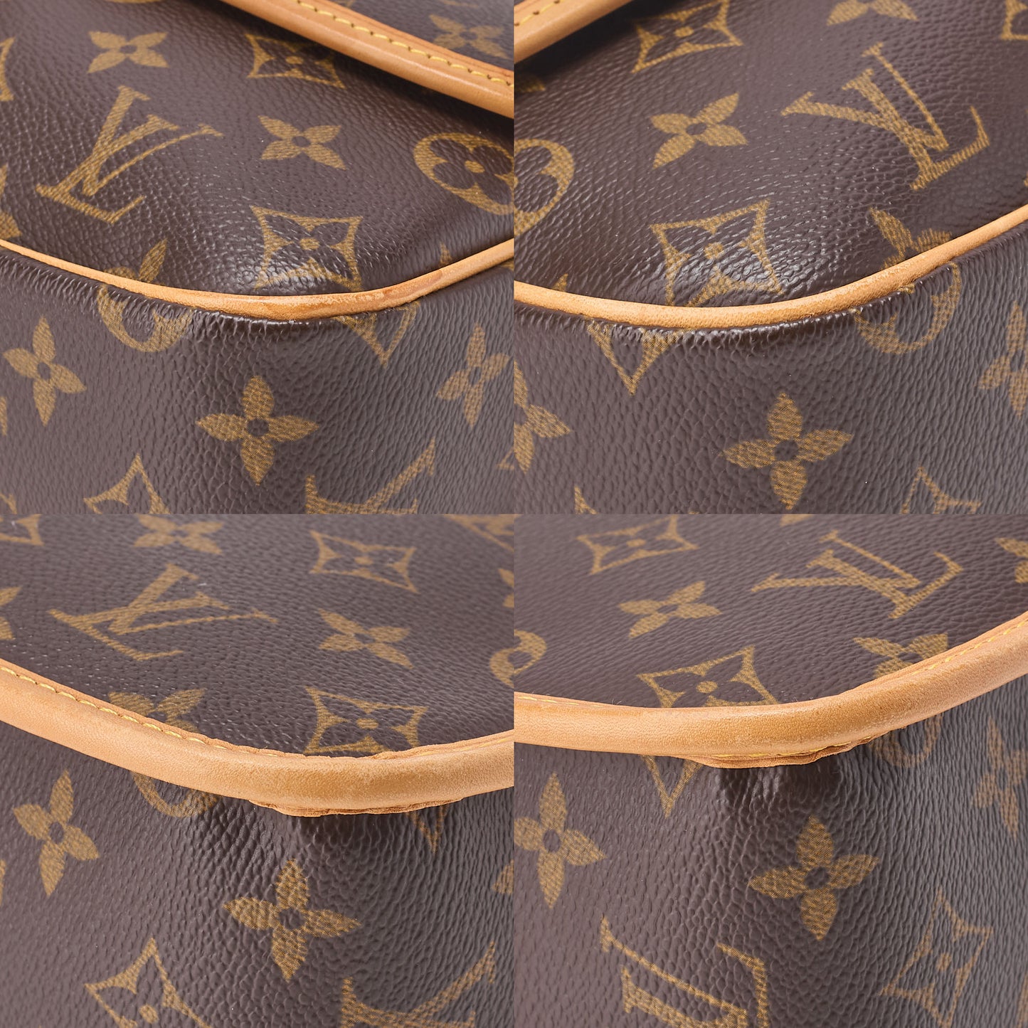 LOUIS VUITTON Monogram Sologne Shoulder Bag Brown Gold-Tone Hardware, Pre-Owned