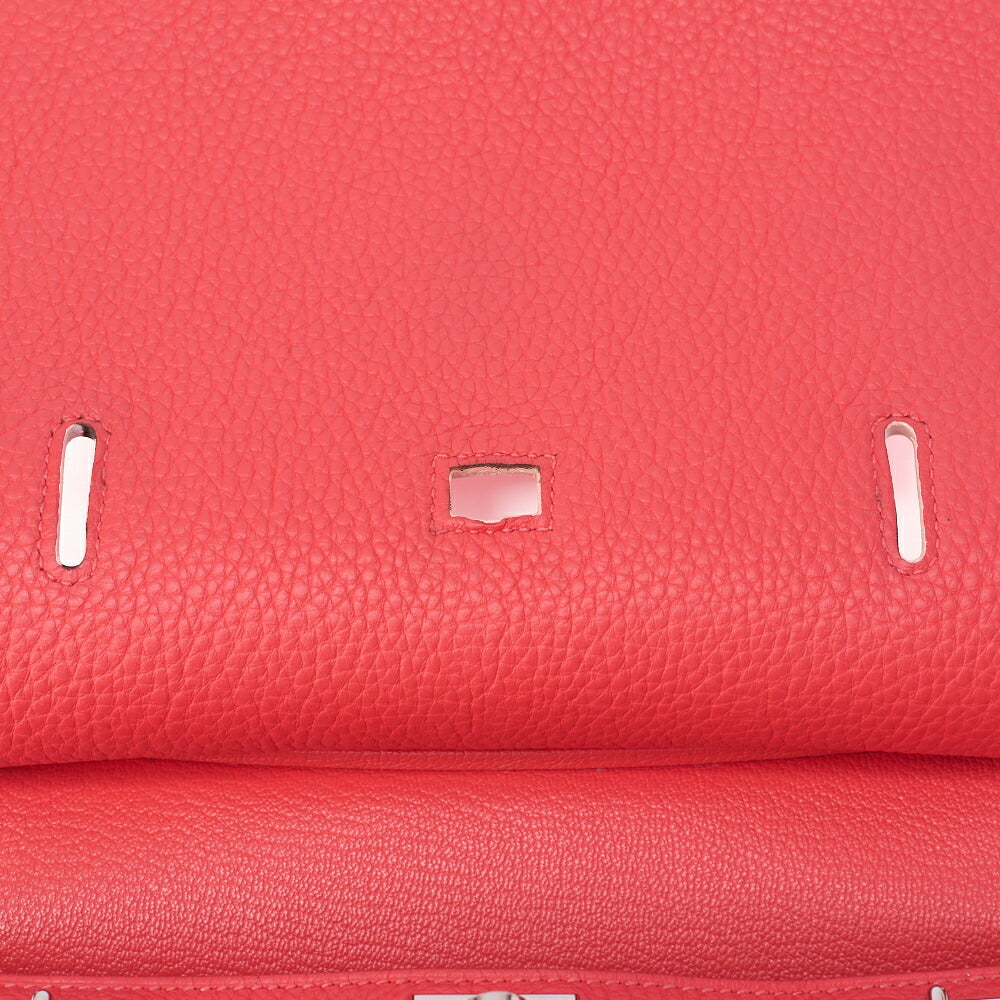 HERMES Gypsy 28 Shoulder Bag Tryon Clemence RoseJaipur RoseJaipur Silver-Tone Hardware, Pre-Owned