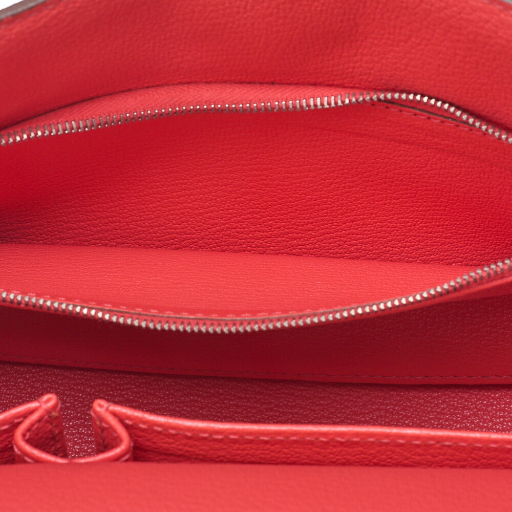 HERMES Gypsy 28 Shoulder Bag Tryon Clemence RoseJaipur RoseJaipur Silver-Tone Hardware, Pre-Owned