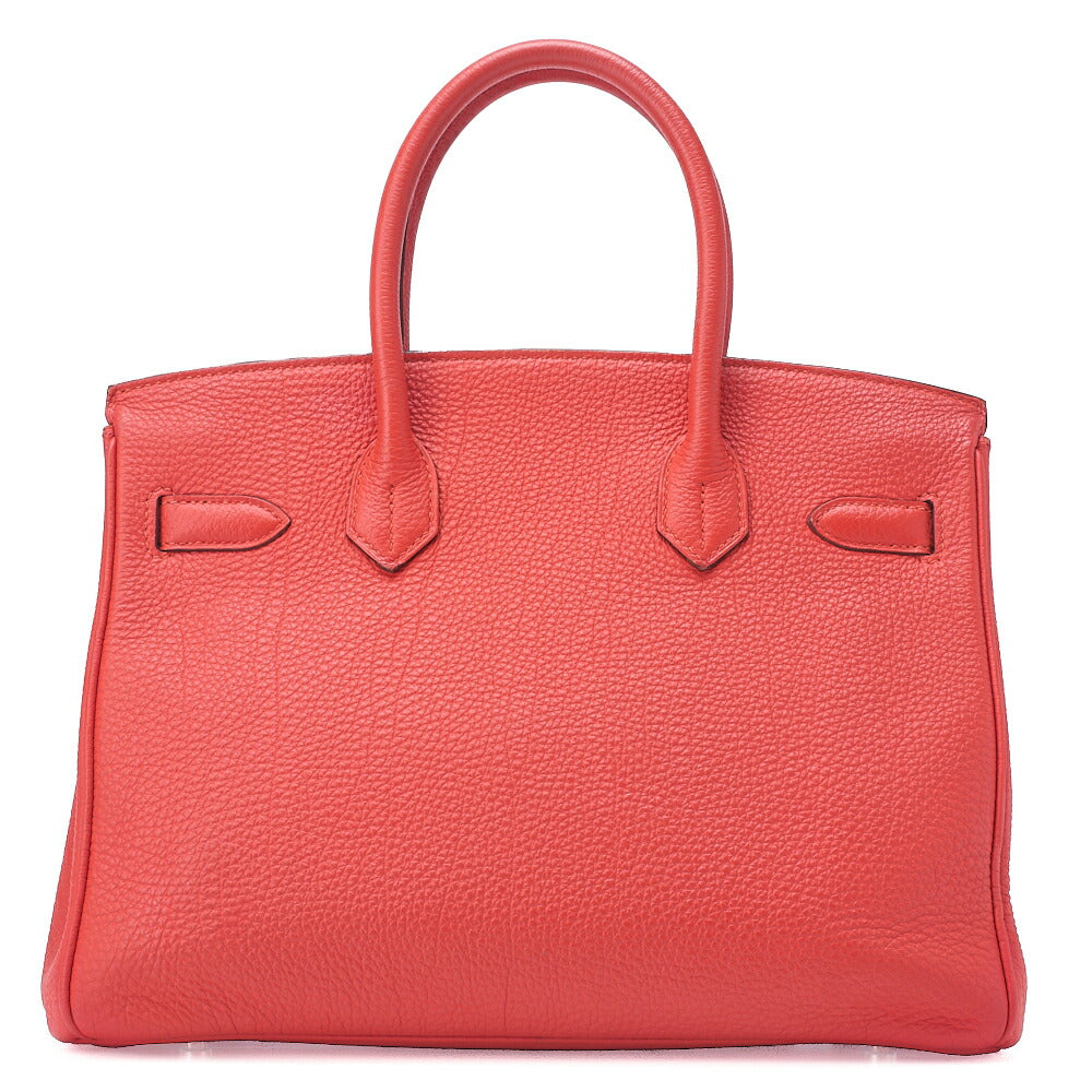 HERMES Birkin 30 Handbag Togo RoseJaipur RoseJaipur Silver-Tone Hardware, Pre-Owned