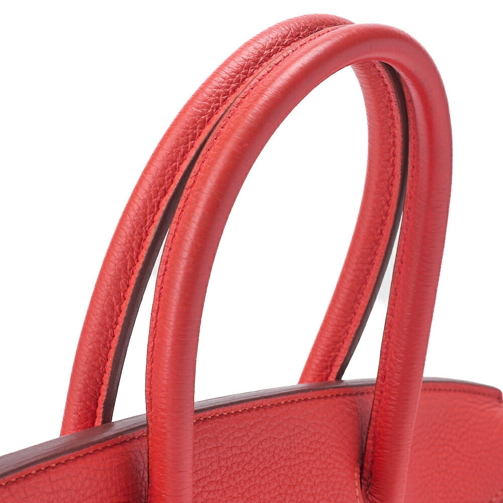 HERMES Birkin 30 Handbag Togo RoseJaipur RoseJaipur Silver-Tone Hardware, Pre-Owned