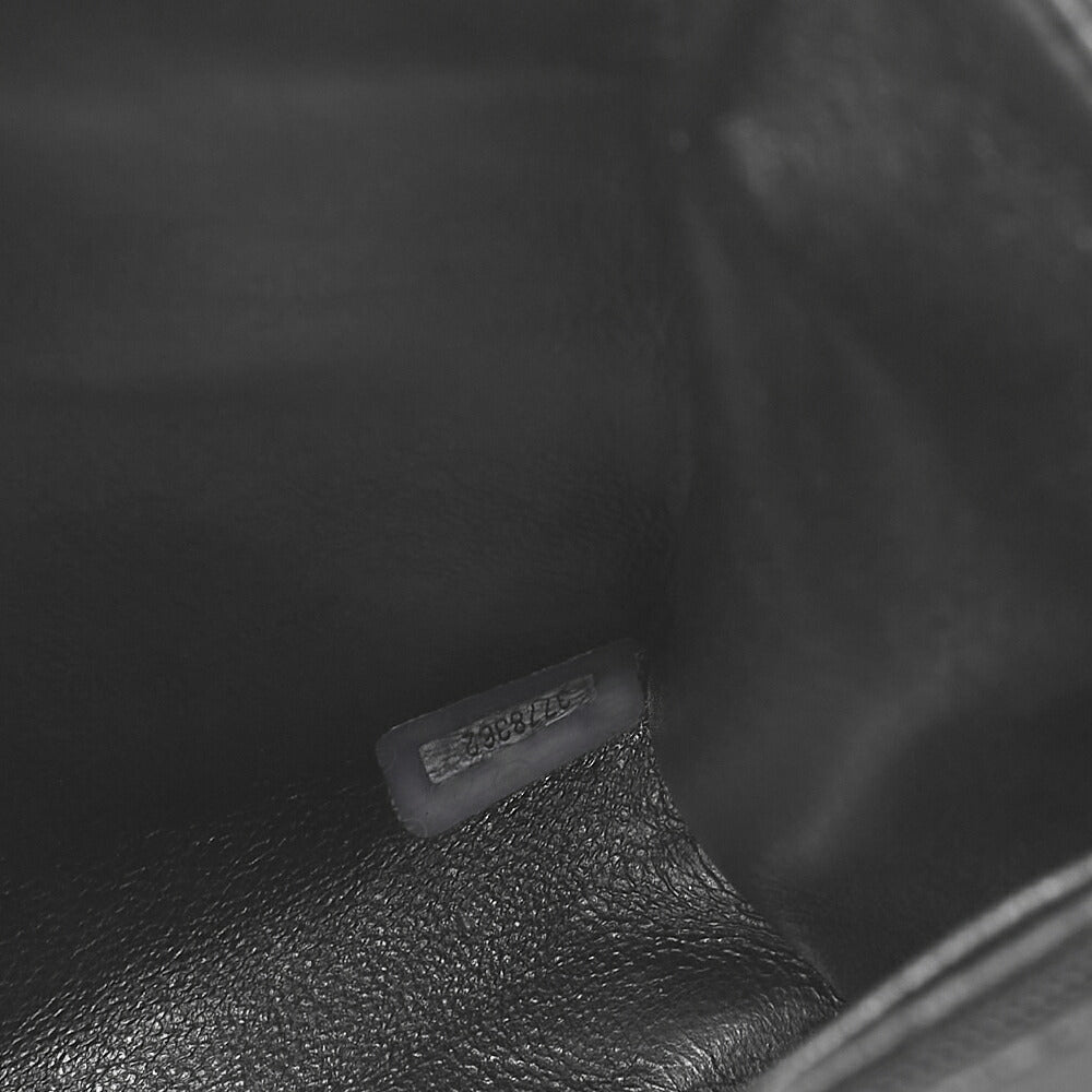 CHANEL Chain Shoulder Bag Matelassé Turnlock Square Lambskin Black Gold-Tone Hardware, Pre-Owned