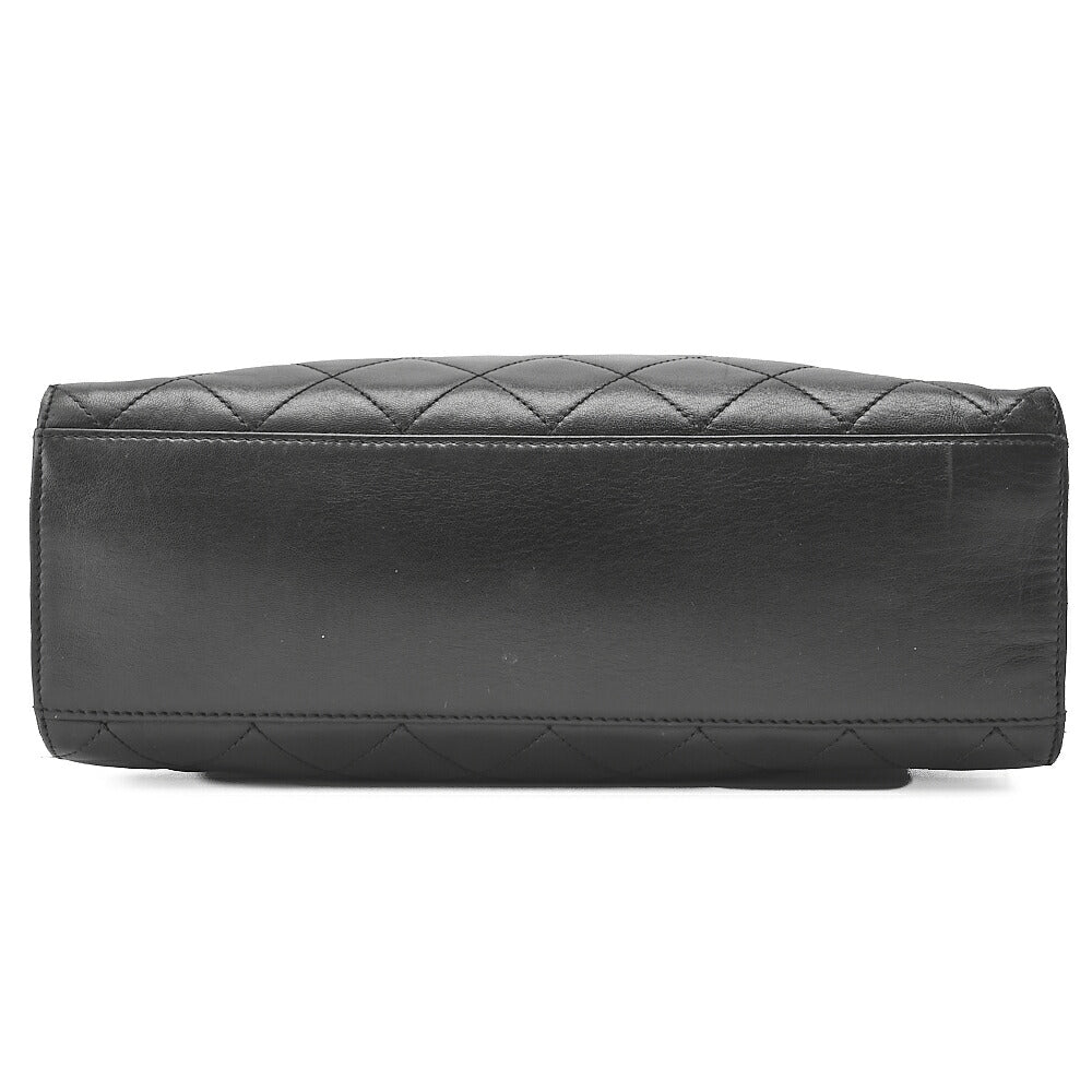 CHANEL Shoulder Bag Matelassé Turnlock Lambskin Silver-Tone Hardware, Pre-Owned