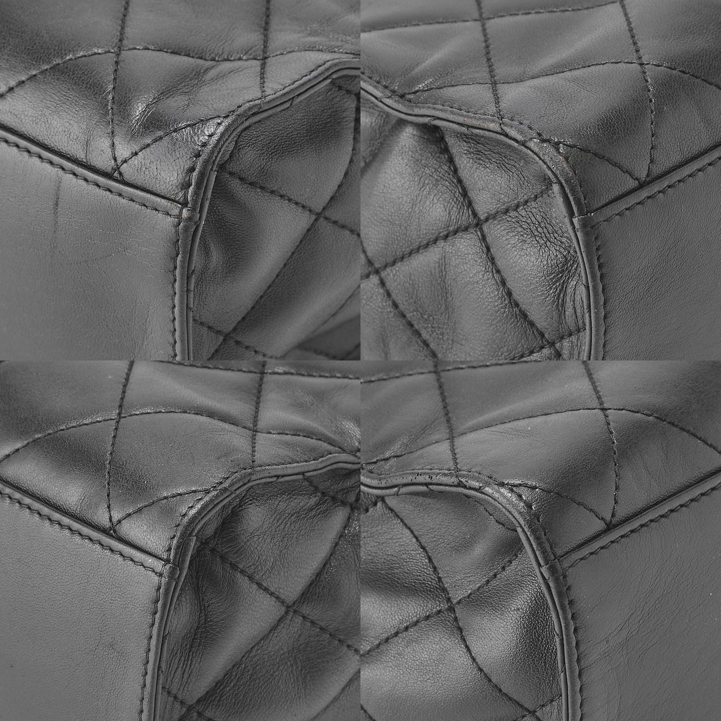 CHANEL Shoulder Bag Matelassé Turnlock Lambskin Silver-Tone Hardware, Pre-Owned