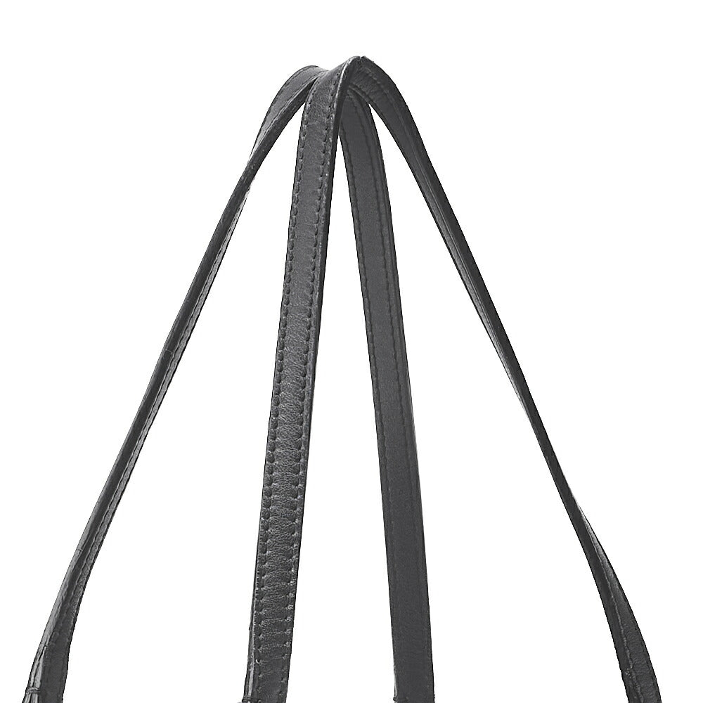 CHANEL Tote Bag Coco Mark Canvas with Whistle Charm White x Black Silver-Tone Hardware, Pre-Owned