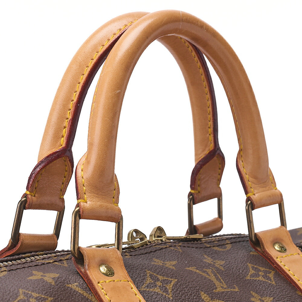 LOUIS VUITTON Louis Vuitton Monogram Keepol bandouliere 55 Boston Bag Brown Gold-Tone Hardware, Pre-Owned