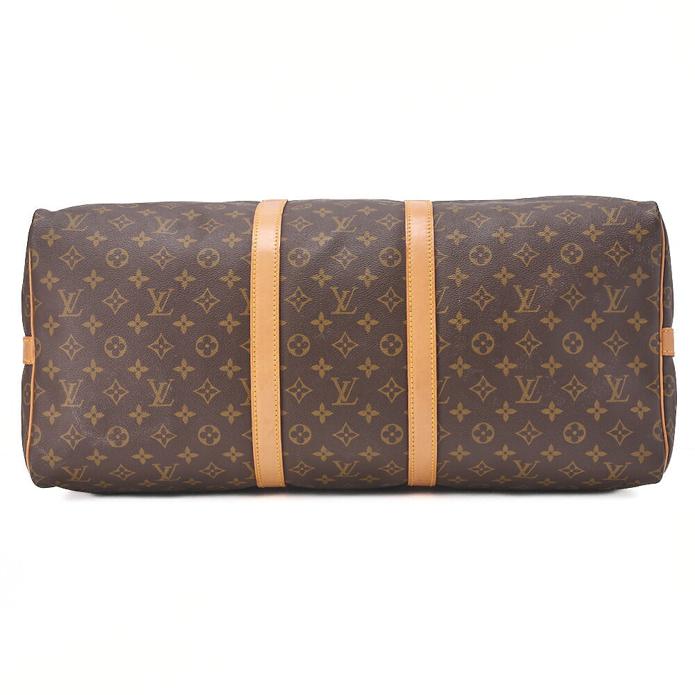 LOUIS VUITTON Louis Vuitton Monogram Keepol bandouliere 55 Boston Bag Brown Gold-Tone Hardware, Pre-Owned