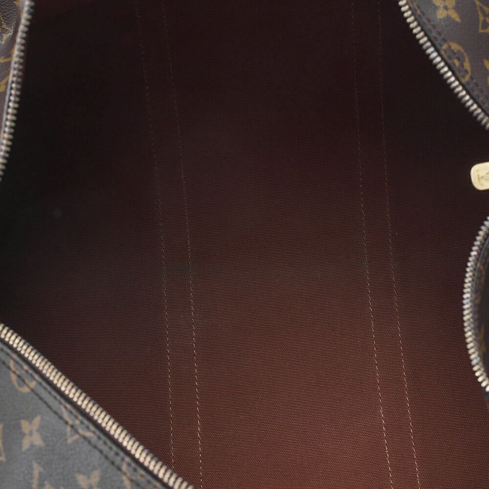 LOUIS VUITTON Louis Vuitton Monogram Keepol bandouliere 55 Boston Bag Brown Gold-Tone Hardware, Pre-Owned