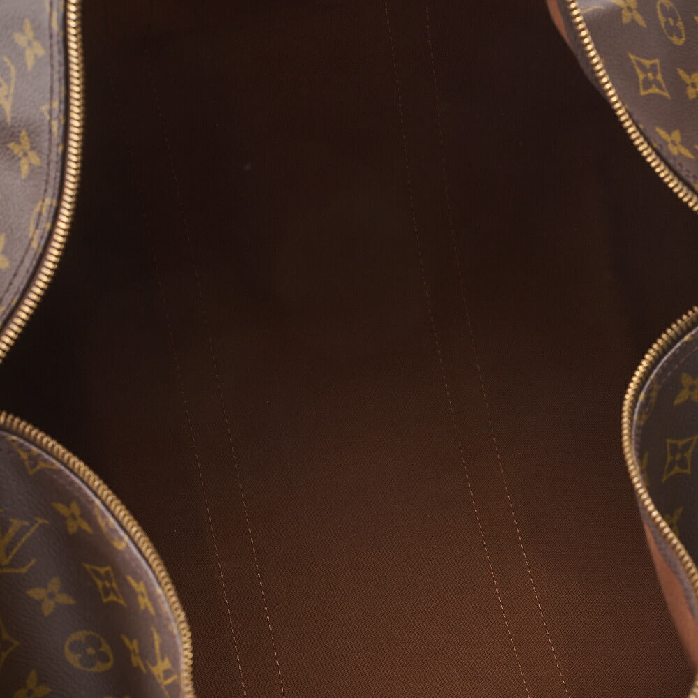 LOUIS VUITTON Louis Vuitton Monogram Keepol bandouliere 55 Boston Bag Brown Gold-Tone Hardware, Pre-Owned