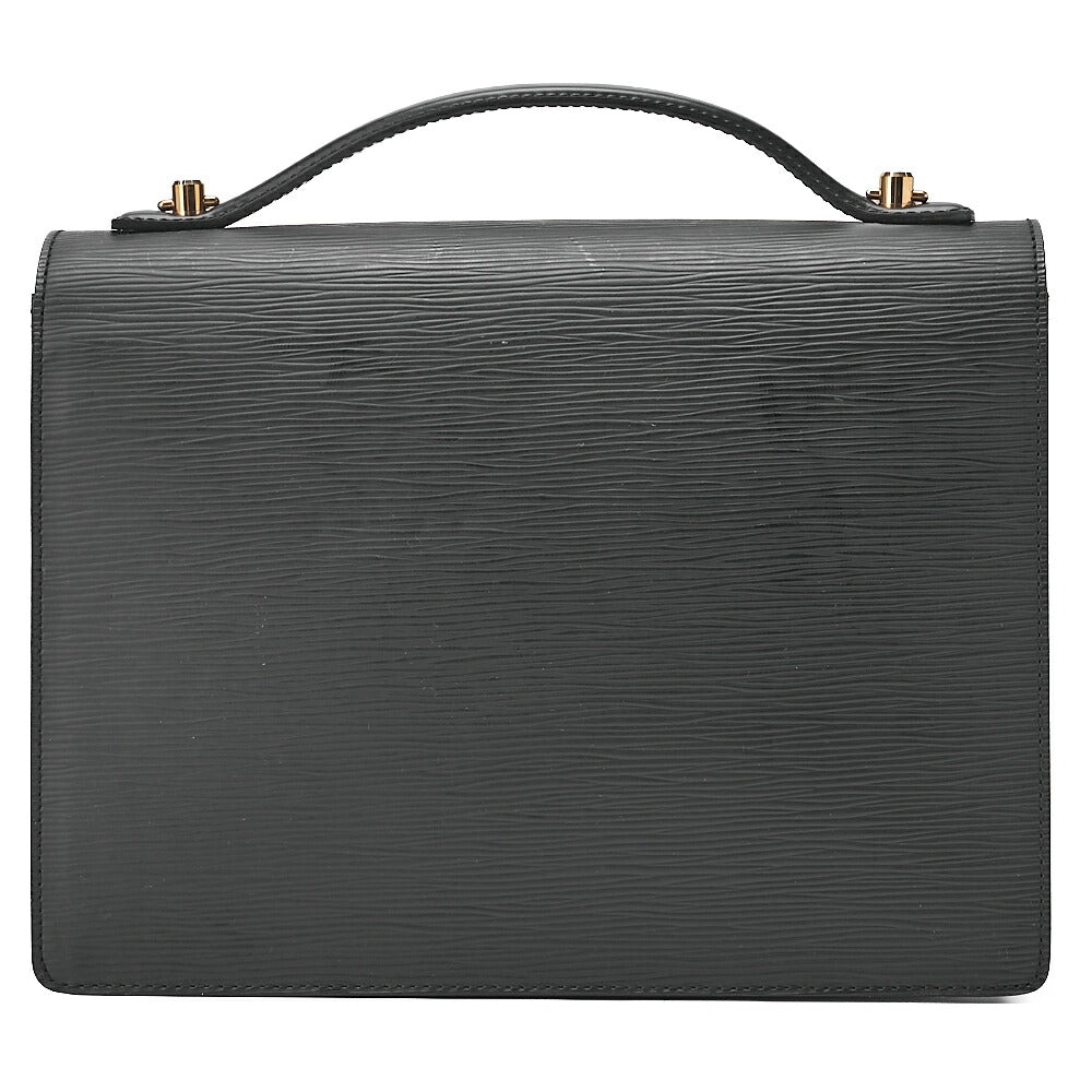 LOUIS VUITTON Louis Vuitton Monceau Handbag 2way Noir M52122 Gold-Tone Hardware, Pre-Owned