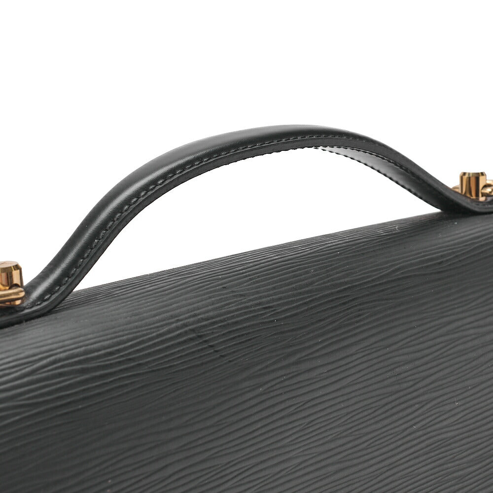 LOUIS VUITTON Louis Vuitton Monceau Handbag 2way Noir M52122 Gold-Tone Hardware, Pre-Owned