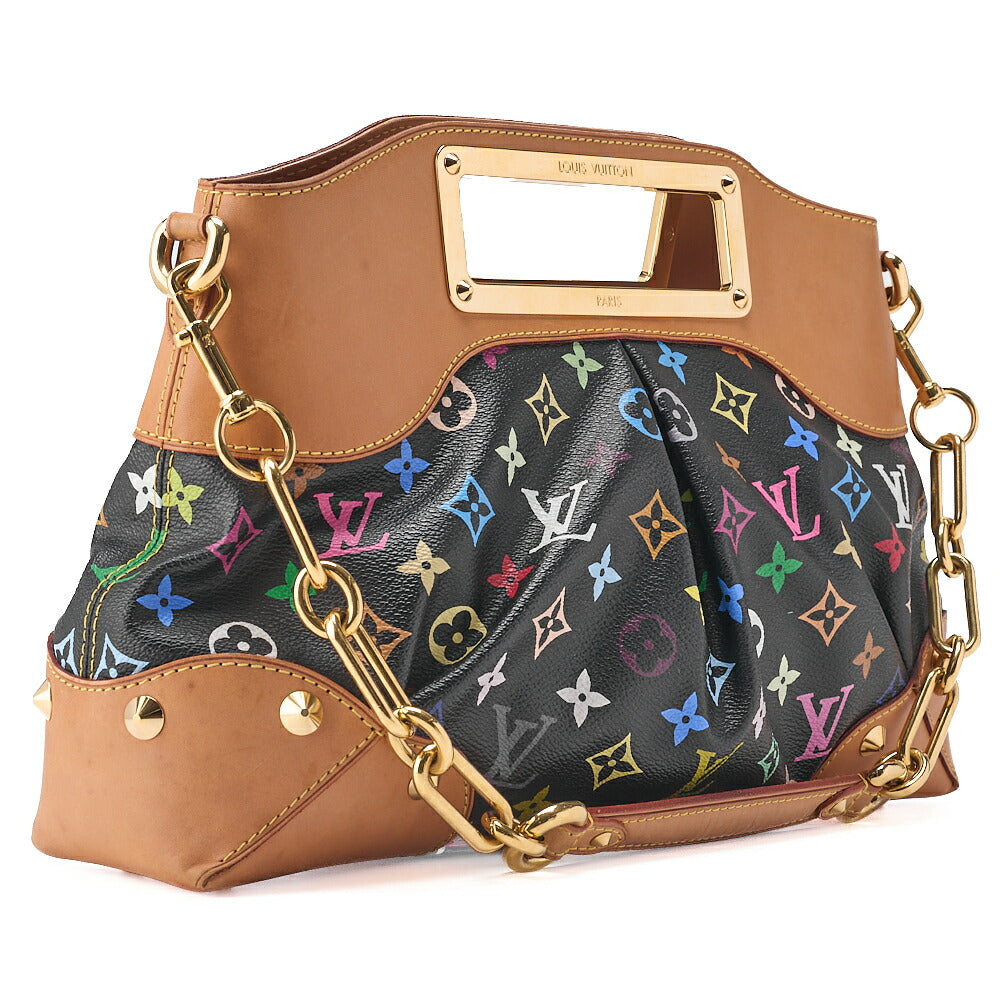 LOUIS VUITTON Louis Vuitton Monogram Multicolor Judy PM 2WAY Handbag M40254 Gold-Tone Hardware, Pre-Owned