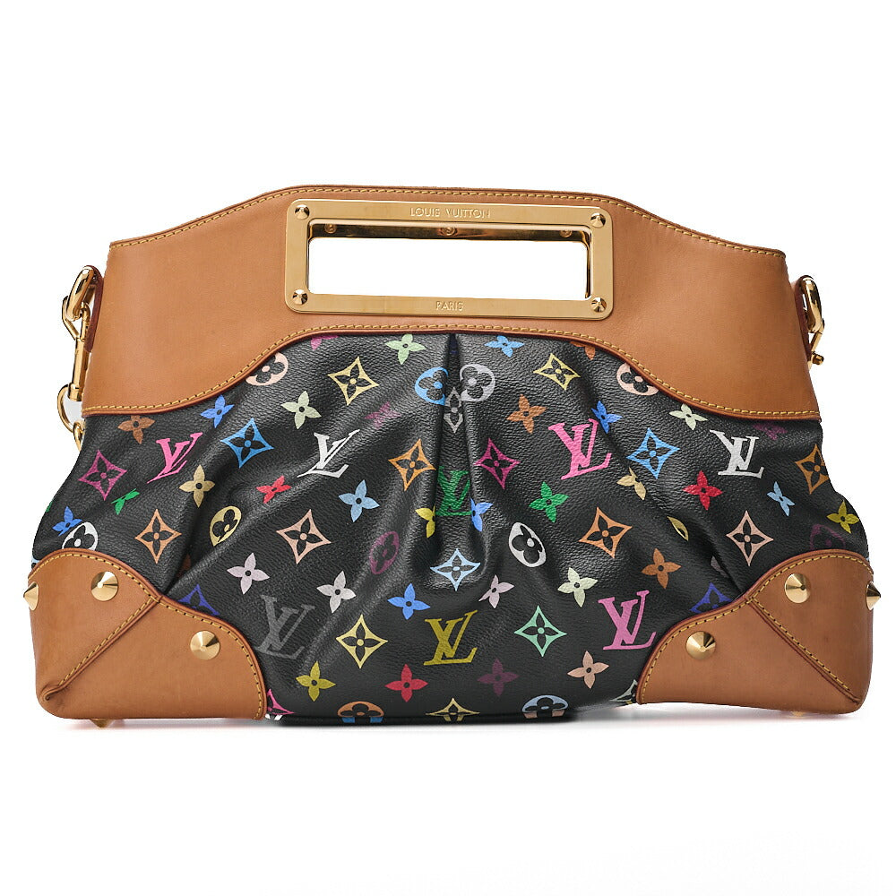 LOUIS VUITTON Louis Vuitton Monogram Multicolor Judy PM 2WAY Handbag M40254 Gold-Tone Hardware, Pre-Owned